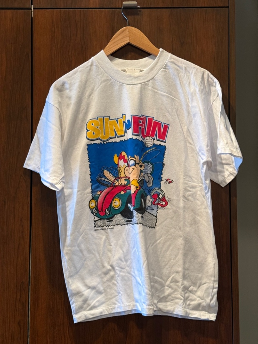 Vintage White "Sun ‘N Fun" Graphic Tee